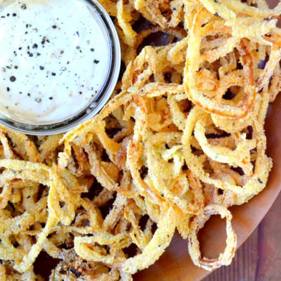Vidalia Onion Strings - Recipe photo by theviewfromgreatisland