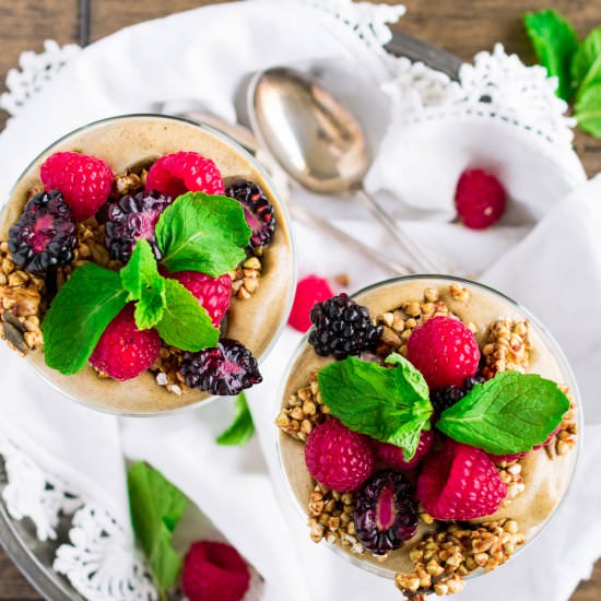 Hemp Seed Yogurt Parfaits - Recipe photo by Raw Revive