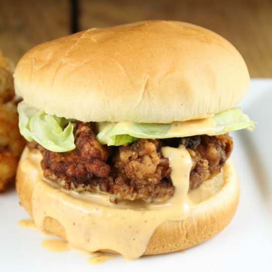 Chicken Fried Steak Sandwich - Recipe photo by missinthekitchen