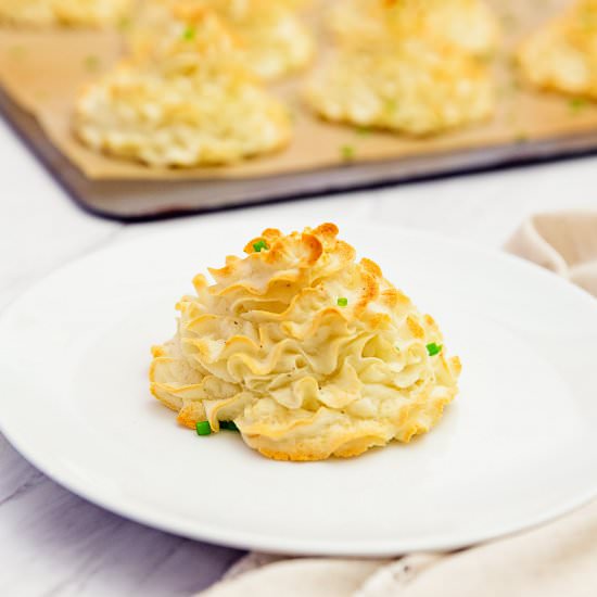 Duchess Potatoes - Recipe photo by monkey and me kitchen adventures