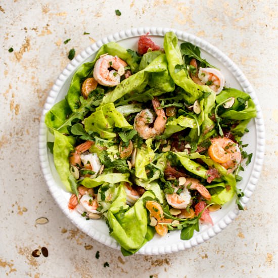 Shrimp and Citrus Salad - Recipe photo by saltandlavender