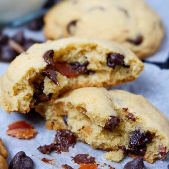 Bacon Chocolate Chip Cookies - Recipe photo by poweredbymom