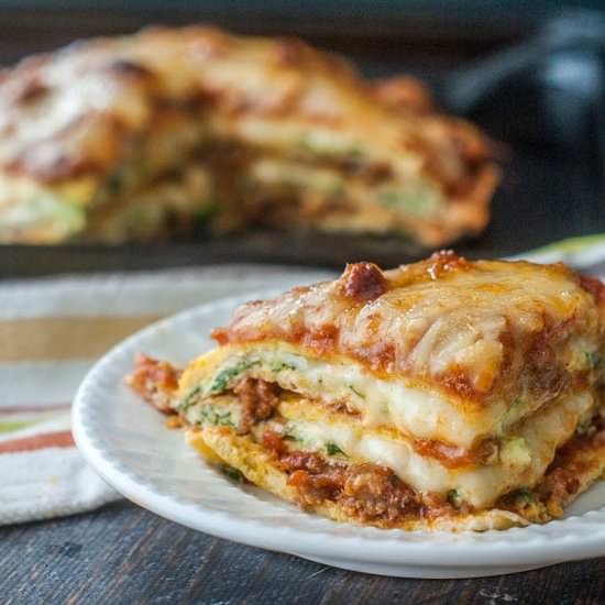 Low Carb Lasagna (Gluten Free) - Recipe photo by MyLifeCookbook