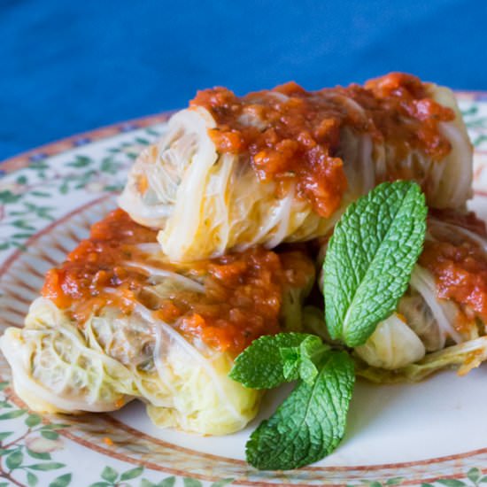 Stuffed cabbage rolls - Recipe photo by nutrilics