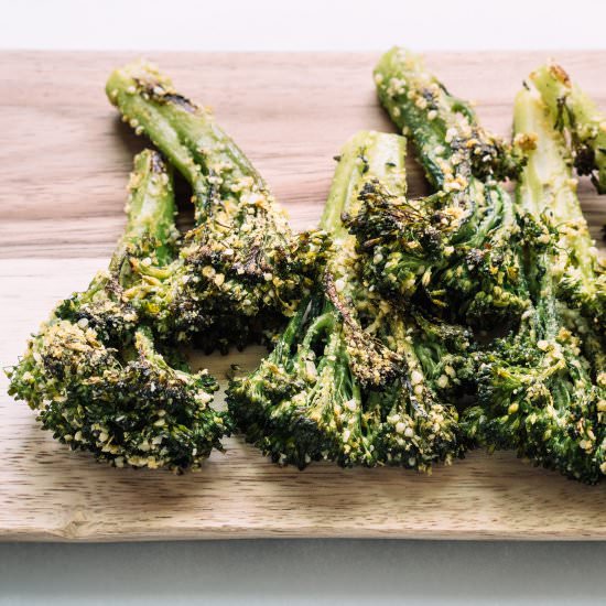 Nutty and Savory Roasted Broccolini - Recipe photo by whiteblankspace