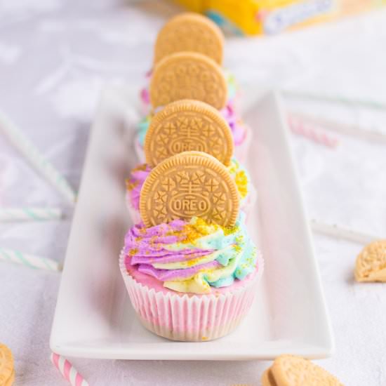 Unicorn Mini Cheesecakes - Recipe photo by A baJillian Recipes