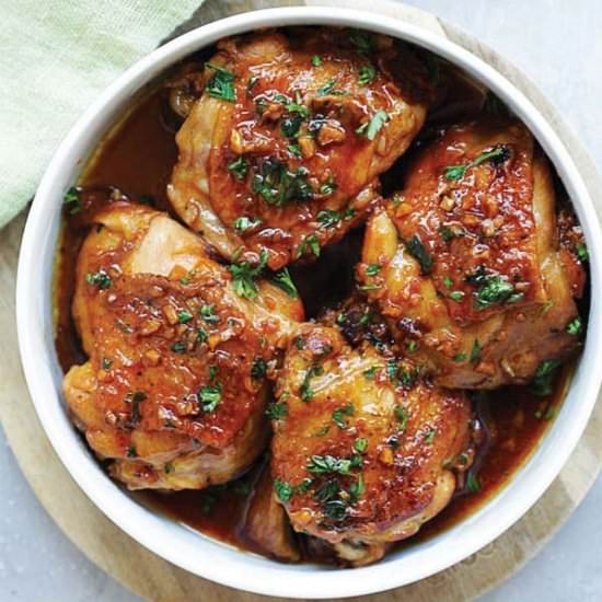 Honey Garlic Chicken - Recipe photo by rasamalaysia