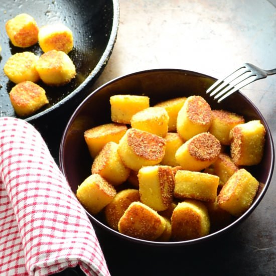 Potato Dumplings with Polenta - Recipe photo by everydayhealthyrecipes