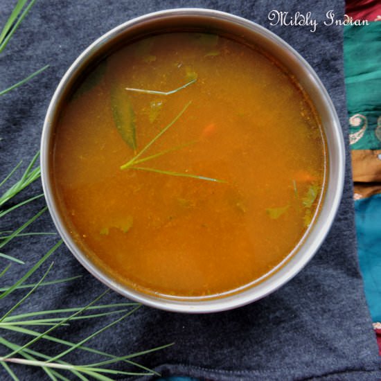 Bermuda grass Rasam - Recipe photo by Mildlyindian