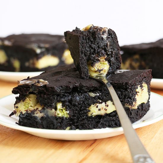 Fudge Stuffed Fudge Cake - Recipe photo by When Hungry