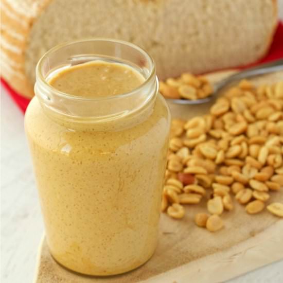 Homemade Peanut Butter - Recipe photo by lovingitvegan