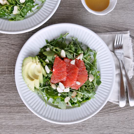 Arugula Grapefruit Avocado Salad - Recipe photo by sunnyvegan