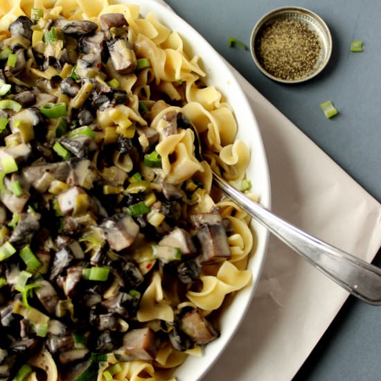 Mushroom Stroganoff - Recipe photo by flourandspice