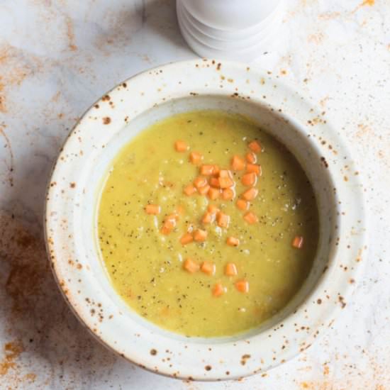 Coconut Split Pea Soup - Recipe photo by AbrasKitchen