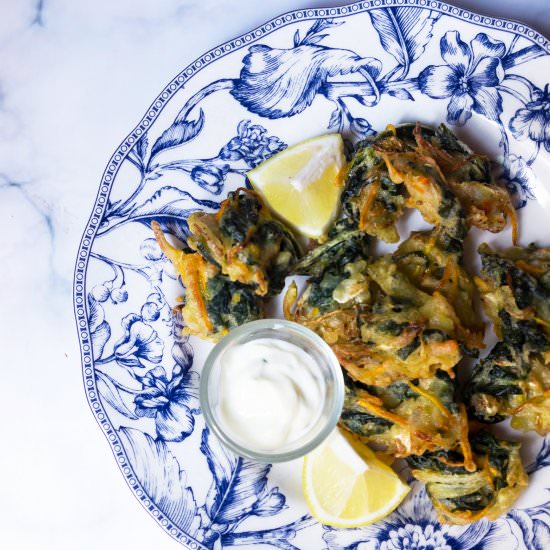 Arugula Pakora - Recipe photo by Atikaps