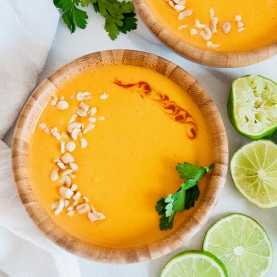 Easy Thai Sweet Potato Soup - Recipe photo by SeasonedSprinkles