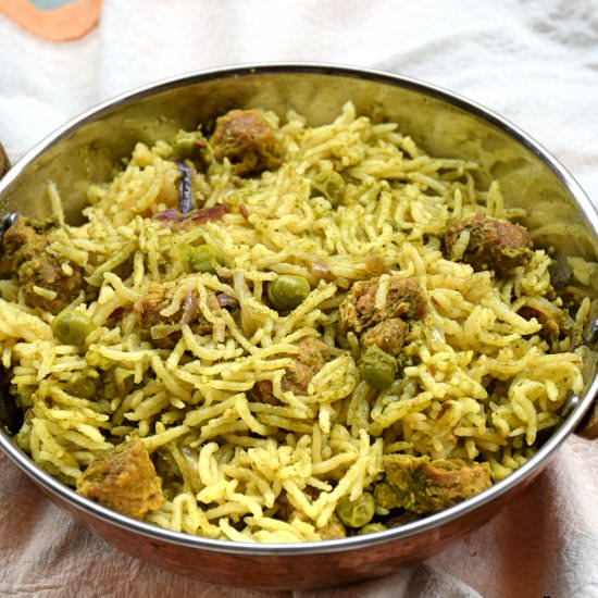 Mint pulav - Recipe photo by cookingwithpree