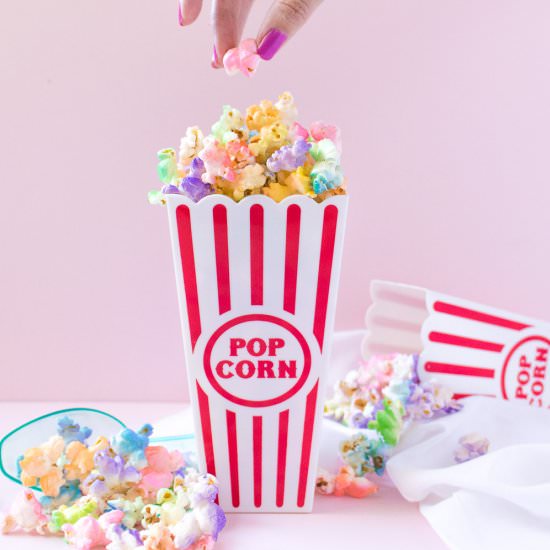 Rainbow Popcorn - Recipe photo by clubcrafted