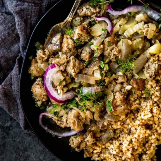 Sausage & Fennel Ragout - Recipe photo by platingsandpairings