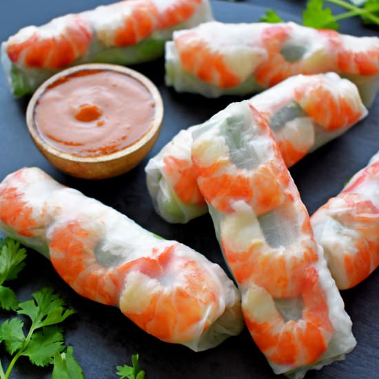 Vietnamese Rice Paper Rolls - Recipe photo by scruffandsteph