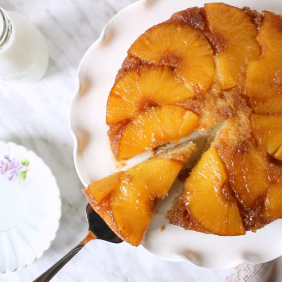 Pineapple Upside Down Cake - Recipe photo by flourandspice