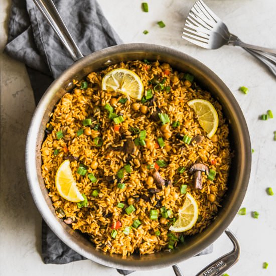 Quick Easy Vegetarian Paella - Recipe photo by asassyspoon