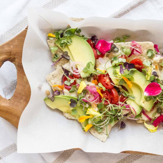 Vegan Nachos - Recipe photo by rezelkealoha