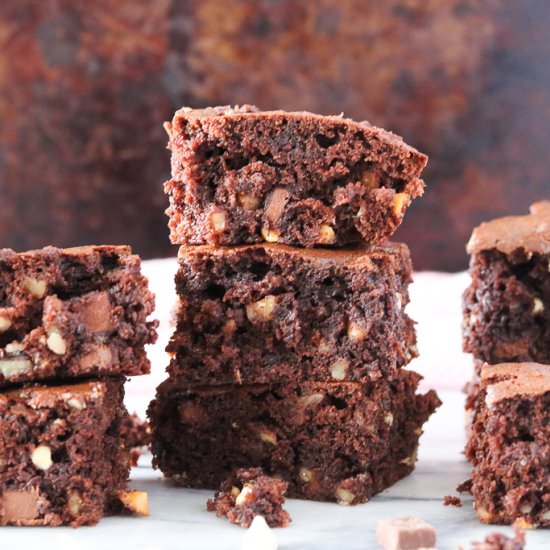 Chocolate Brownies - Recipe photo by Girl Heart Food