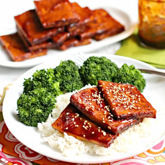 Baked Teriyaki Tofu (Oil-Free) - Recipe photo by amykatz