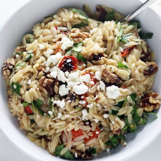Fire Roasted Tomato Orzo Pasta - Recipe photo by Buy This Cook That