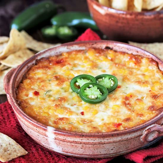 Cheesy Hot Corn Dip - Recipe photo by thekitchenismyplayground