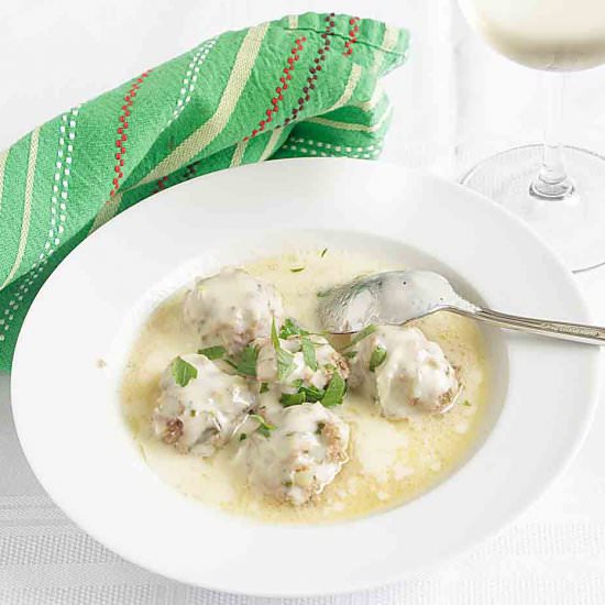 Greek Meatballs in Egg Lemon Broth - Recipe photo by iwilkerson