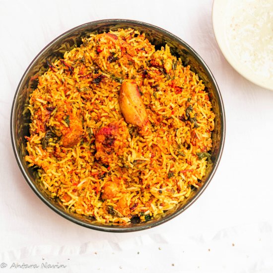 Dum style Chicken Biryani at Home - Recipe photo by dimpieekitchen