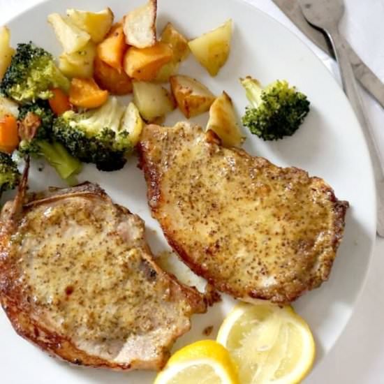 Honey Mustard Pork Chops - Recipe photo by mygorgeousrecipes