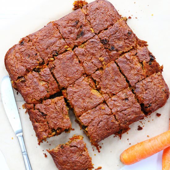 Healthier Carrot Cake - Recipe photo by Searchingforspice