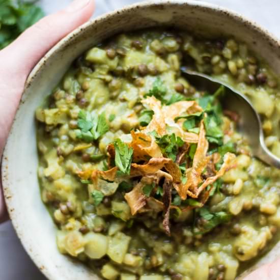 Green Chermoula Stew - Recipe photo by Properfoodie