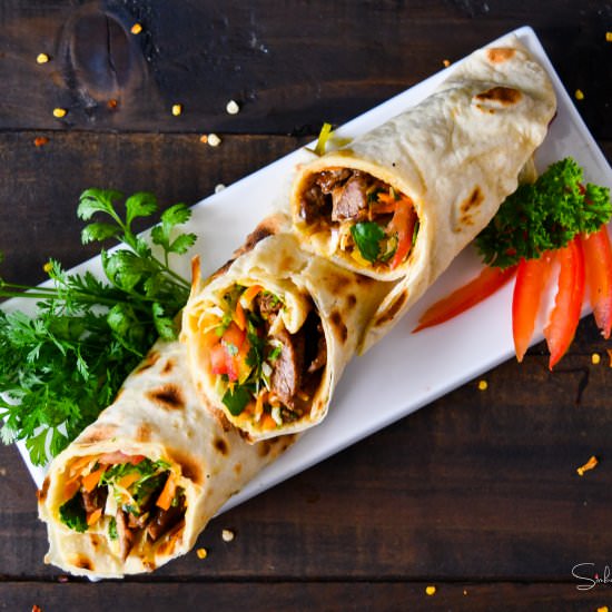 Simple Beef Wraps - Recipe photo by Simbas Jiko