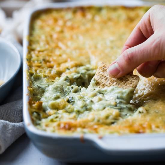 Homemade Spinach Greek Yogurt Dip - Recipe photo by foodfaithfitness