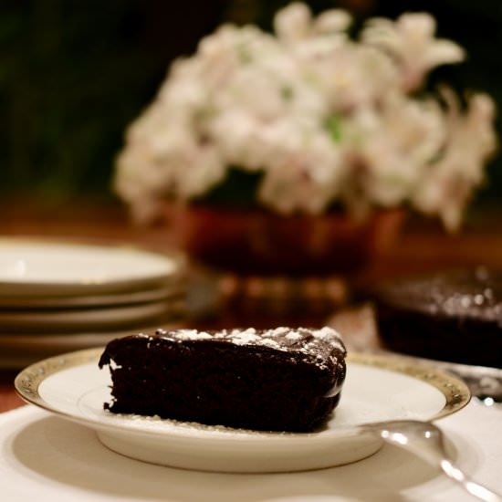 Vegan Sachertorte - Recipe photo by HookedOnPlants