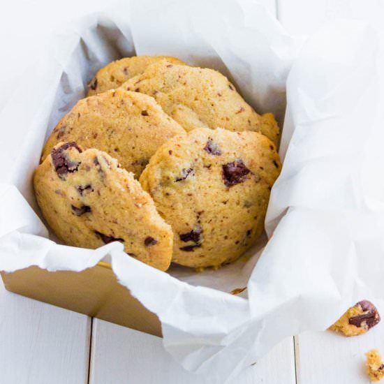 Pecan Butter Chocolate Chip Cookies - Recipe photo by aline_made