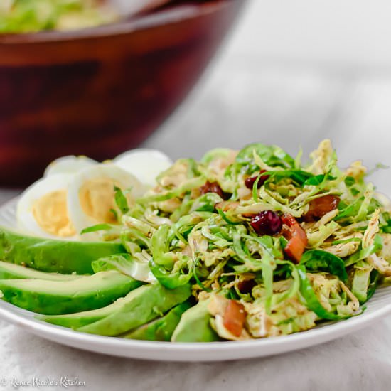 Shaved Brussels Sprouts Salad - Recipe photo by RNsKitchen