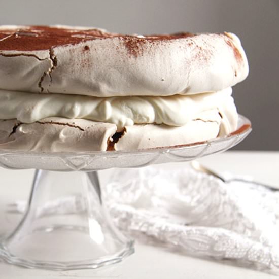 Meringue Cake with Mascarpone - Recipe photo by adinutza