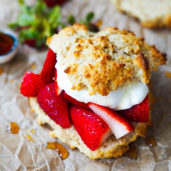 Breakfast Strawberry Shortcake - Recipe photo by Avocado A Day