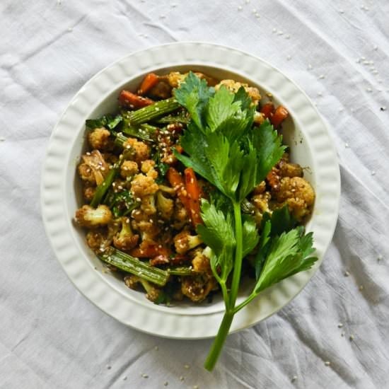 Pan Roasted Vegetables - Recipe photo by pratibabhat