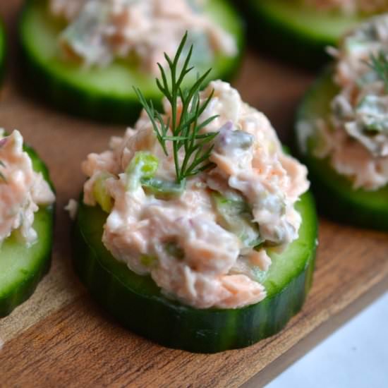 Poached Salmon Spread - Recipe photo by Every Last Bite