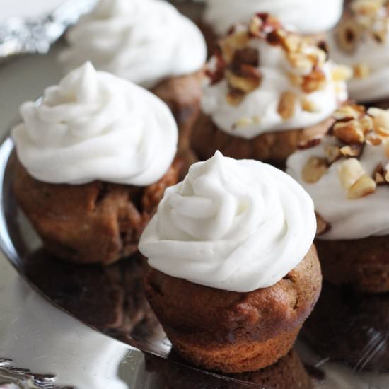 Vegan Mini Apricot Cupcakes - Recipe photo by Elegantlyvegan