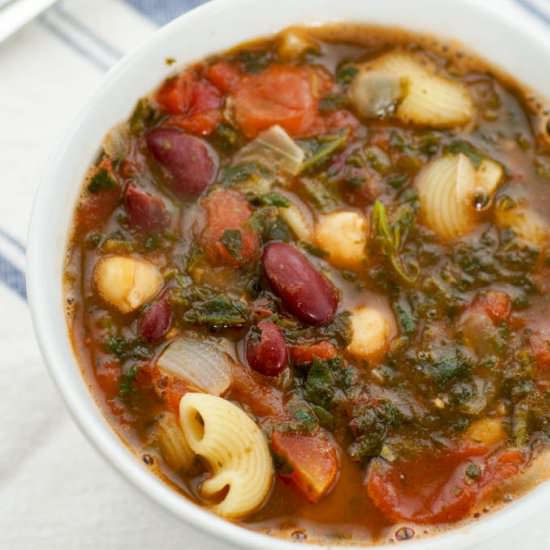 Minestrone Soup - Recipe photo by WhiteCoatPinkApron