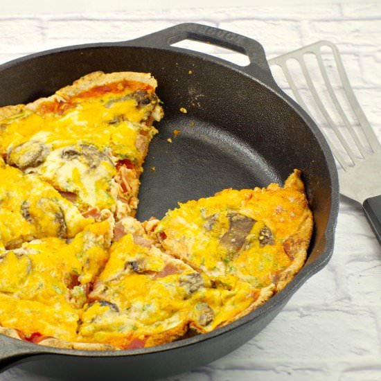 Egg White Breakfast Pizza - Recipe photo by Food Meanderings