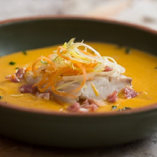 Basque Leek and Potato Soup - Recipe photo by Gday Souffle