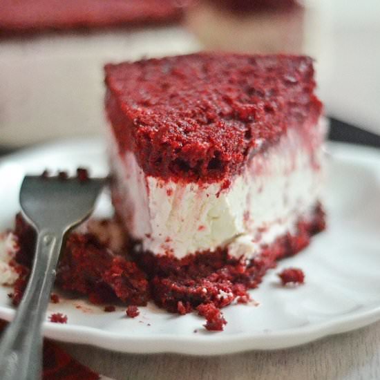 red velvet ice cream cake - Recipe photo by sweettoothraf